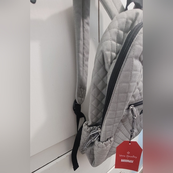 Vera Bradley Backpack Gray Denim Blend - Picture 7 of 7